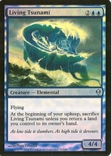 MTG - Zendikar - Living Tsunami - Foil - NM