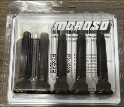 Колесные шпильки Moroso No46190 1/2-20 дюймов x 3 дюйма Длинный 0,615 дюйма накатной пресс 5 шт. в упаковке - Изображение 1 из 4