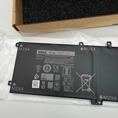 Nueva batería genuina OEM 97Wh 6GTPY para Dell Precision 5520 5530 XPS 15 9560 9570 Foto 1 de 3