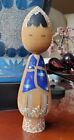 Vintage Japanese Kokeshi Wooden Doll Hand Painted 