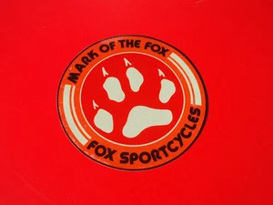 FOX SPORTCYCLES • NOS Reflective Decal Desert Fox Tracker Thunderbolt Mini Bike - Picture 1 of 1