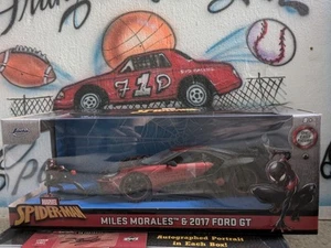Jada Metals Diecast 1:24 Marvel Miles Morales & 2017 Ford GT - Picture 1 of 5