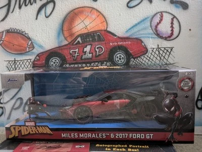 Jada Metals Diecast 1:24 Marvel Miles Morales & 2017 Ford GT - Image 1 of 4