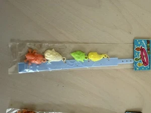 Halloween Monster Bracelet Ghost Blue Skull White Devil Goblin Plastic Charms - Picture 1 of 5