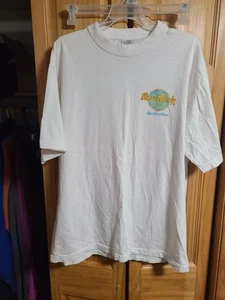 Hard Rock Cafe Amsterdam offizielles schweres T-Shirt - Herren Large - neu ohne Etikett - Bild 1 von 6