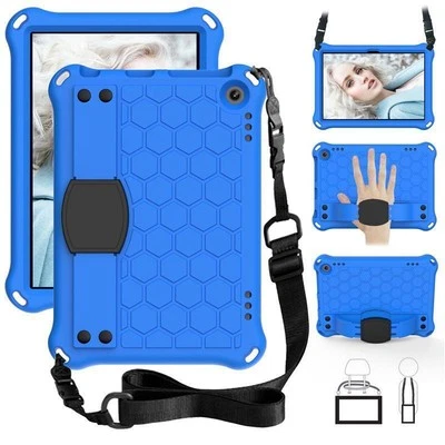 For Amazon Kindle Fire HD 8 Plus 10th 12th Kid Stand Case Cover ShockProof Strap - Image 1 of 4