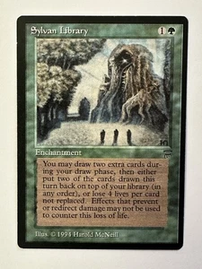 Sylvan Library Magic The Gathering Legends LP Read Description  - Picture 1 of 12