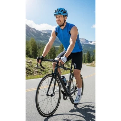 Pearl Izumi Men's Blue Sleeveless Cycling Vest Jersey Pockets Full Zip Size XL - Image 1 of 4