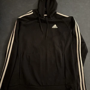 Adidas Hoodie mit 3 Streifen, Größe S - schwarz - Bild 1 von 6