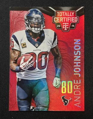 2014 Panini Totally Certified PLATINUM MIRROR RED #37 ANDRE JOHNSON /25 - Image 1 of 2