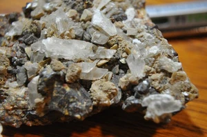 Selenite Crystals on Sphalerite crystals with multi species and matrix 127 gram - Picture 1 of 7