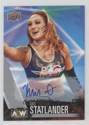 2021 Upper Deck AEW All Elite Wrestling Auto Kris Statlander #2 Rookie Auto RC - Image 1 of 2