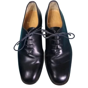 Bruno Magli Herren Pietro schwarz Leder Kappe Zehe elegante Schuhe Größe 7M ruhig Luxus - Bild 1 von 10