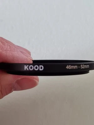 Kood Step Up  Adaptor Ring 46mm- 52mm , Used, Good, Black, Metal - Image 1 of 4