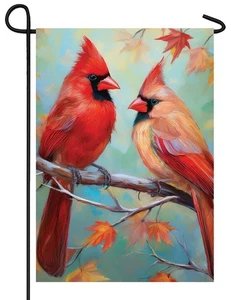 Bandera de jardín pareja cardenal - Imagen 1 de 1