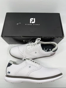 Footjoy Myjoys Traditions Series Golfschuhe White Pebble USA Flagge 12 mittel - Bild 1 von 2