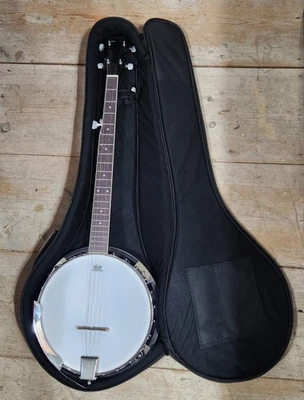 Ashthorpe 5-String Banjo Full Size W/Case, Closed Back, Mahogany - Image 1 of 4