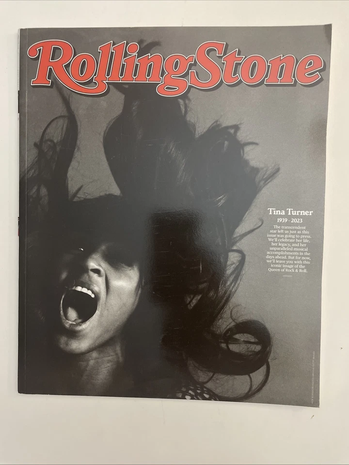 Rolling Stone Magazine TINA TURNER 1939-2023 - June 2023 Janelle Monae NO LABEL - Image 1 of 1