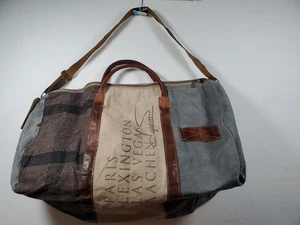 The Barrel Shack Tote Bag World Tour Recycled Military Paris Vegas  Dixon  - Picture 1 of 20