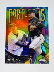 2025 Topps Chrome - Paul Skenes - Fortune 15 Refractor - Picture 1 of 2