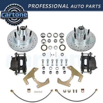 5 x 5-1/2" Deluxe Disc Brake Kit for 1948 1949 1950 1951 - 1956 Ford F1 Half Ton - Image 1 of 4