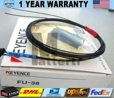 KEYENCE FU-38 Fiber Optic Sensor NewKD  US Free TAX - Image 1 of 4