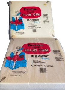 Vintage Firestone Dekorateur Kissen Form Zum Selbermachen Polyurethan 14,5x14,5 Menge 2 Neu aus altem Lagerbestand - Bild 1 von 2