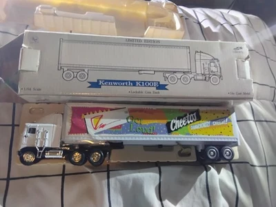 Kenworth K100E  1/64 Scale  Semi Tractor & Trailer Bank  rare frito lay w/key - Image 1 of 4