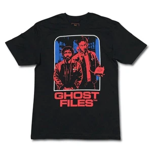 Ghost Files TV Show Shirt Black X-Files Style Supernatural Ghost Spirits Medium - Picture 1 of 13