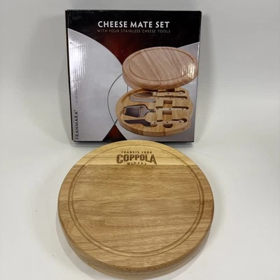 Juego de Mate de Queso Franmara con 4 Herramientas de Queso de Acero Inoxidable Tabla de Queso de 10.5" Foto 1 de 4