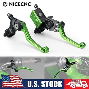 7/8" Hydraulic Brake Cable Clutch Lever For Kawasaki KX 65 85 125 250 250F 450F - Foto 1 di 12