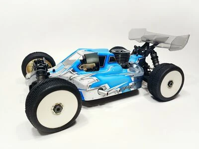 铅指 A2.1 战术身体(透明)带前勺适用于 AGAMA A319 NITRO BUGGY — 第 1/4 张图片
