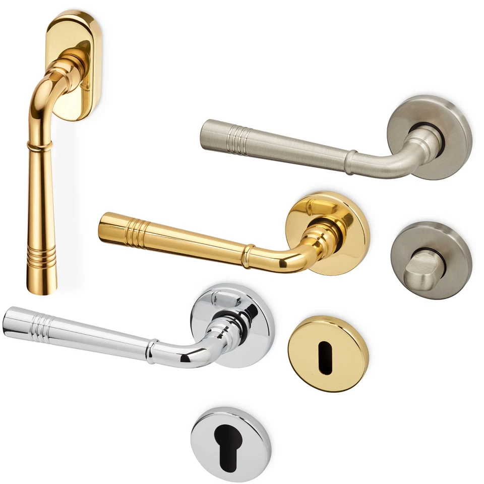 Türdrückergarnitur FREJA Rosettengarnitur Antik Türgriff Fenstergriff von Sotech