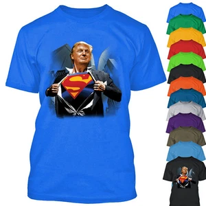 Camiseta de hombre Super Donald Trump para presidente Make America Great Again para hombre - Imagen 1 de 16