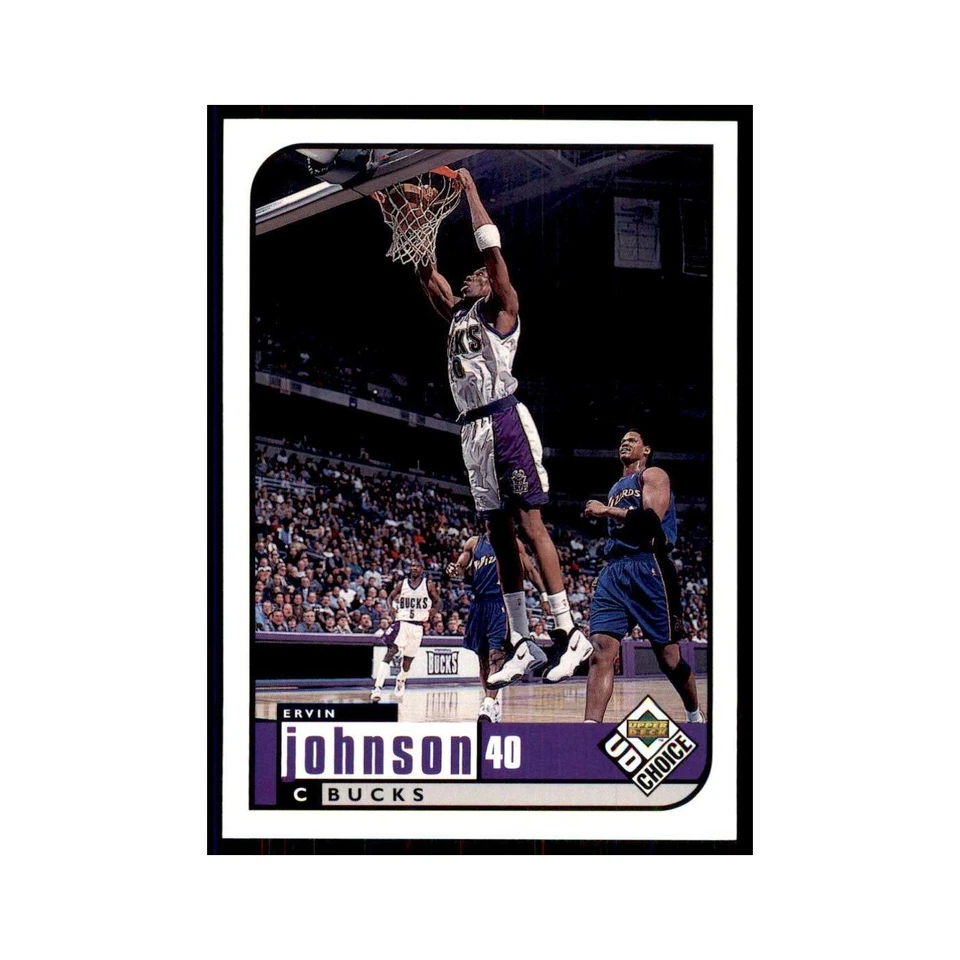 1998 UD Choice Ervin Johnson Basketball Cards #78 - Image 1 of 3