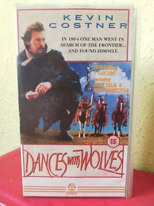 DANCES WITH WOLVES 📼~ KEVIN COSTNER ~ (1990) - Picture 1 of 4