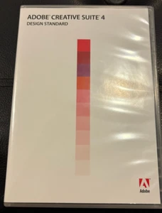 ADOBE CREATIVE SUITE 4 DESIGN STANDARD MAC Discs with SERIAL NUMBER - Picture 1 of 3