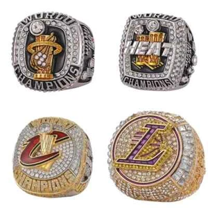 CHAMPIONSHIP RING SET Lebron James NBA Lakers Cavaliers Heat *RINGS ONLY* - Picture 1 of 3