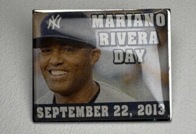 2013 Amino New York Yankees Mariano Rivera Day Pin - Image 1 of 3