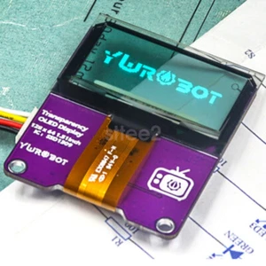 New 1.51" 128*56 Transparent Blue OLED Display I2C IIC Panel Screen For Arduino - Picture 1 of 6