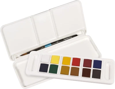 Daler Rowney Aquafine 12-pc Watercolor Travel Set - Watercolor Paint Set for Wat - Image 1 of 4