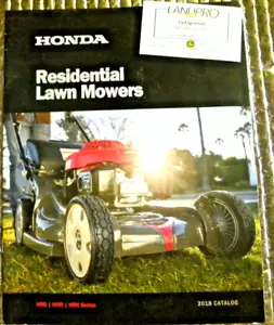 Catálogo de folletos de concesionario OEM de fábrica 2018 cortacéspedes residenciales Honda envío gratuito - Imagen 1 de 3