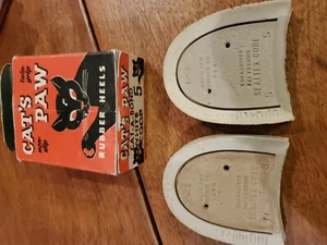 NOS CAT'S PAW RUBBER HEELS sealtex core  5 - Picture 1 of 2