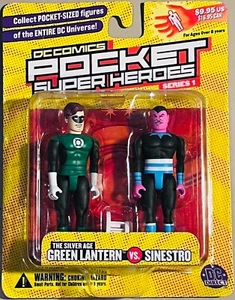 DC Direct Comics Pocket Super Heroes Silver Age GREEN LANTERN Vs. SINESTRO MOC - Picture 1 of 2