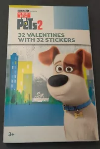 The Secret Life of Pets 2: 32 valentines day cards and stickers illumination - Picture 1 of 2