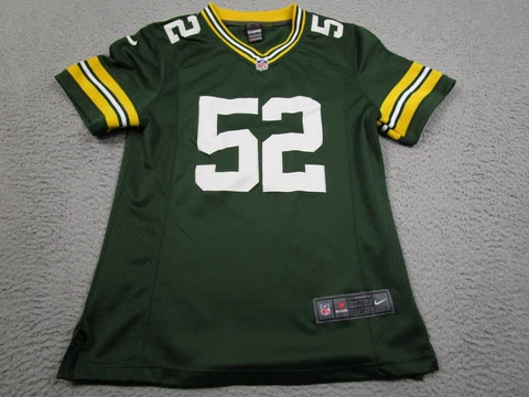 Green Bay Packers Jersey Youth XL Green On Field Nike NFL Clay Matthews 52 Cover