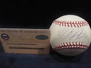 Matt Harvey Autographed Official Major League (Selig) Baseball - Steiner Cert - Picture 1 of 9