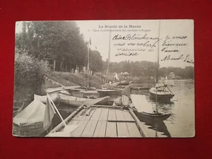 CPA 94 NOGENT - La Boucle de la Marne - Quai d'embarquement des Canotiers - Foto 1 di 2