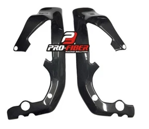 06-07 CARBON FRAME COVERS PROTECTORS HONDA CBR1000RR CBR 1000 RR 2006-2007 - Picture 1 of 4