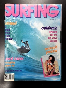 SURFING MAGAZINE 1984 VOL. 20 #4 APRIL 1984 PULLOUT POSTER Photos Cool Ads - Imagen 1 de 8